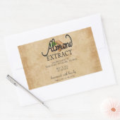 Sticker Rectangulaire Extrait d'amande (Enveloppe)