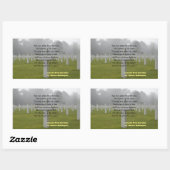Sticker Rectangulaire Extrait De Horatius (Feuille)