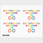 Sticker Rectangulaire Extrêmement Intéressant À L'Infinité (Feuille)