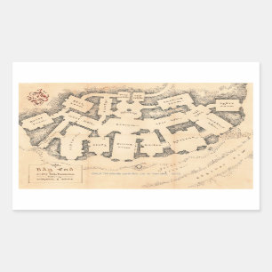 Sticker Rectangulaire Extrémité de sac