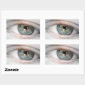 Sticker Rectangulaire Eye-Macro par Shirley Taylor (Feuille)
