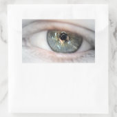 Sticker Rectangulaire Eye-Macro par Shirley Taylor (Sac)