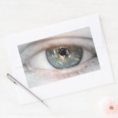 Sticker Rectangulaire Eye-Macro par Shirley Taylor (Enveloppe)