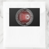 Sticker Rectangulaire Eye of Providence 4 (Sac)