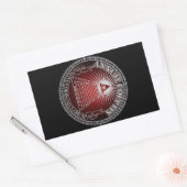 Sticker Rectangulaire Eye of Providence 4 (Enveloppe)