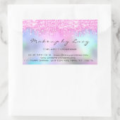 Sticker Rectangulaire Eyelash Extension Maquillage Artiste Orchidée Lect (Sac)