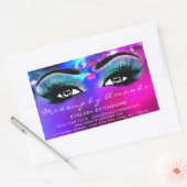 Sticker Rectangulaire Eyelash Extension Maquillage Artiste Pink Energy (Enveloppe)