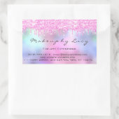 Sticker Rectangulaire Eyelash Extension Maquillage Artiste Salon Déchets (Sac)