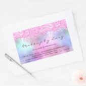 Sticker Rectangulaire Eyelash Extension Maquillage Artiste Salon Déchets (Enveloppe)