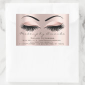 Sticker Rectangulaire Eyelash Extension Maquillage Beauté Rose Microblad (Sac)
