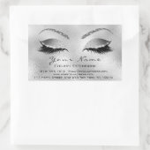Sticker Rectangulaire Eyelash Extension Maquillage Salon de beauté Silve (Sac)