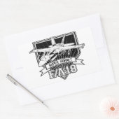 Sticker Rectangulaire F18 Super Hornet (Enveloppe)