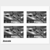 Sticker Rectangulaire F-111 Aardvark (Feuille)