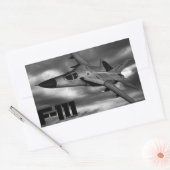 Sticker Rectangulaire F-111 Aardvark (Enveloppe)