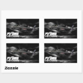 Sticker Rectangulaire F-35 Éclair II (Feuille)