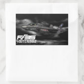 Sticker Rectangulaire F-35 Éclair II (Sac)