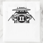 Sticker Rectangulaire F-4 Fantôme (Sac)