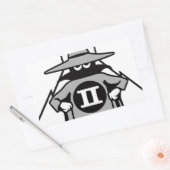 Sticker Rectangulaire F-4 Fantôme (Enveloppe)