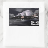 Sticker Rectangulaire F-4 Phantom II (Sac)