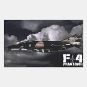 Sticker Rectangulaire F-4 Phantom II (Devant)