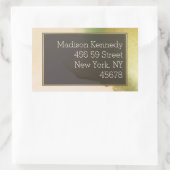 Sticker Rectangulaire Fab Chartreuse 🤵 audacieux et élégant Mariage bud (Sac)