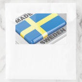 Sticker Rectangulaire Fabriqué en Suède (Sac)