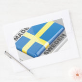 Sticker Rectangulaire Fabriqué en Suède (Enveloppe)
