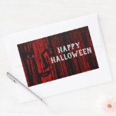 Sticker Rectangulaire Face éffrayante (Enveloppe)