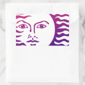 Sticker Rectangulaire Face solaire (Sac)