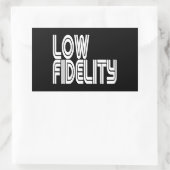 Sticker Rectangulaire Faible fidélité (Sac)