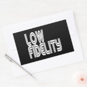 Sticker Rectangulaire Faible fidélité (Enveloppe)