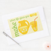 Sticker Rectangulaire Faire de la citronnelle (Enveloppe)
