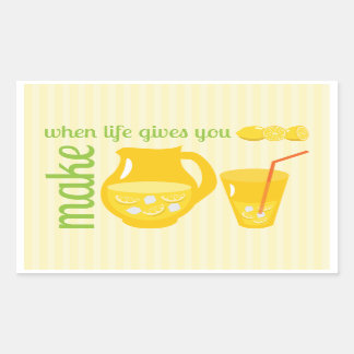Sticker Rectangulaire Faire de la citronnelle