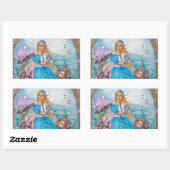 Sticker Rectangulaire Fairfarren (Feuille)