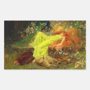 Sticker Rectangulaire Fairy Tale Arthur Wardle