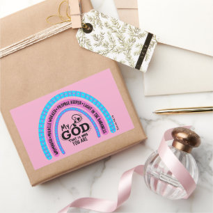 Sticker Rectangulaire Faiseur de chemin Ouvrier de miracles Mon Dieu C'e