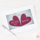 Sticker Rectangulaire Faites ce que vous aimez 3 (Enveloppe)
