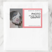 Sticker Rectangulaire Faites connaître votre marque ! (Sac)