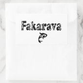 STICKER RECTANGULAIRE FAKARAVA II (Sac)