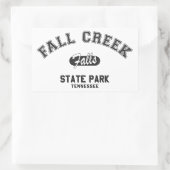 Sticker Rectangulaire Fall Creek Falls State Park, Tennessee (Sac)