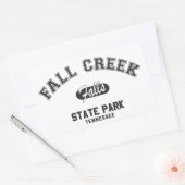 Sticker Rectangulaire Fall Creek Falls State Park, Tennessee (Enveloppe)