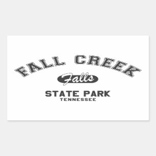 Sticker Rectangulaire Fall Creek Falls State Park, Tennessee