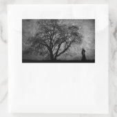 Sticker Rectangulaire Falln Grim Reaper Frontières Art Original Entre (Sac)