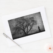 Sticker Rectangulaire Falln Grim Reaper Frontières Art Original Entre (Enveloppe)