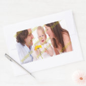 Sticker Rectangulaire FAMILLE Photo ✨ Lovely Custom (Enveloppe)