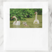 Sticker Rectangulaire Famille Swan (Sac)