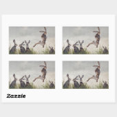 Sticker Rectangulaire Farfouillis (Feuille)