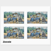Sticker Rectangulaire Farm Machinery (Feuille)