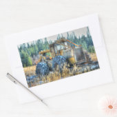 Sticker Rectangulaire Farm Machinery (Enveloppe)