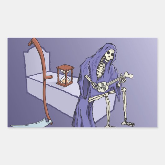 Sticker Rectangulaire Faucheuse (Devant)